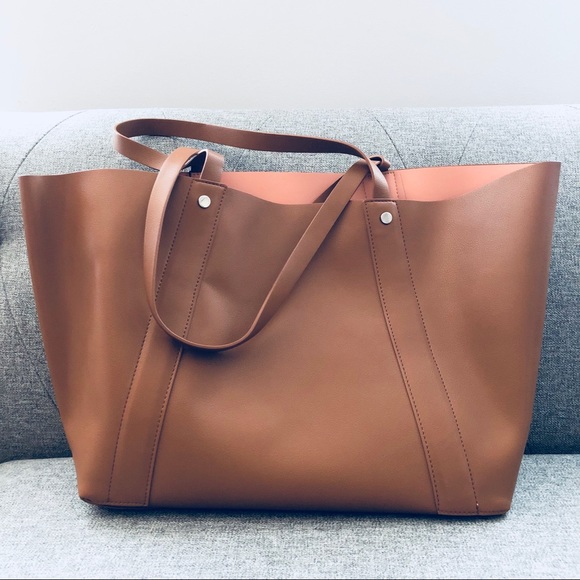 Zara Handbags - ZARA Reversible Tote Bag